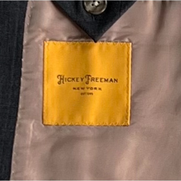 Hickey Freeman Grey Plaid 2 Piece Suit, Size XXL - Picture 2 of 13